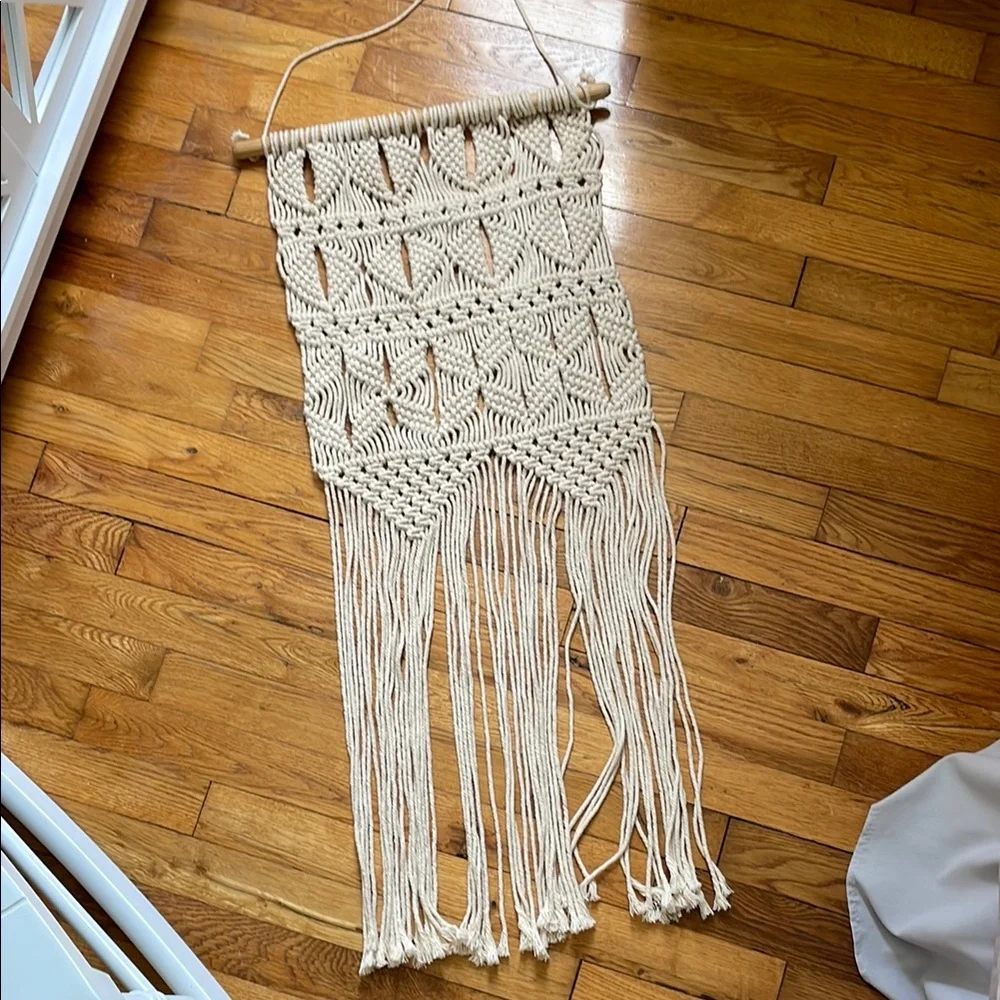 Cream Macrame Wall Hanging